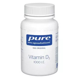 PURE ENCAPSULATIONS Vitamin D3 1000 I.U. kapsle, 120 kapslí
