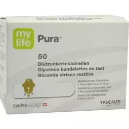 MYLIFE Pura glukózové testovací proužky, 50 ks