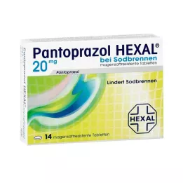 PANTOPRAZOL HEXAL b.Pálení žáhy potahované tablety, 14 ks