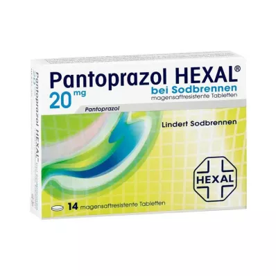 Pantoprazole Hexal b.Heartburn gastrorezistentní tablety, 14 ks