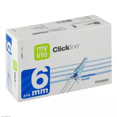 MYLIFE Jehly do pera Clickfine 6 mm 31 G, 100 ks
