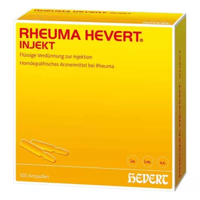 RHEUMA HEVERT injekční ampule, 100X2 ml RHEUMA HEVERT injekční ampule, 100X2 ml