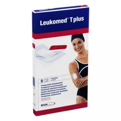Leukomed transp.plus sterilní náplasti 10x20 cm, 5 kusů