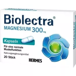 BIOLECTRA Hořčík 300 mg kapsle, 20 kapslí