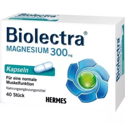 BIOLECTRA Hořčík 300 mg kapsle, 40 kapslí