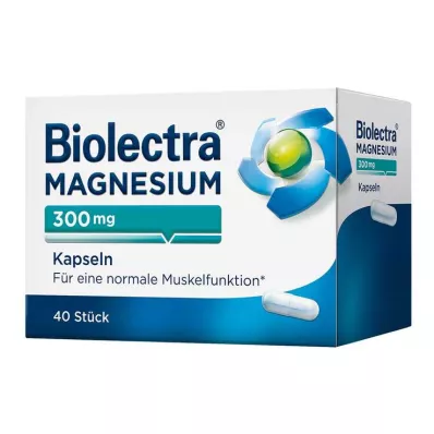 BIOLECTRA Hořčík 300 mg kapsle, 40 kapslí