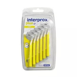INTERPROX plus mini žlutý mezizubní kartáček, 6 ks