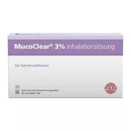 MUCOCLEAR 3% inhalační roztok NaCl, 20X4 ml
