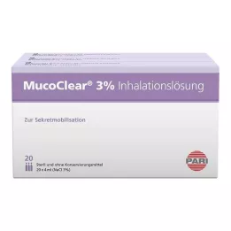 MUCOCLEAR 3% inhalační roztok NaCl, 60X4 ml