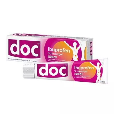 doc Ibuprofen gel proti bolesti 5%, 100 g