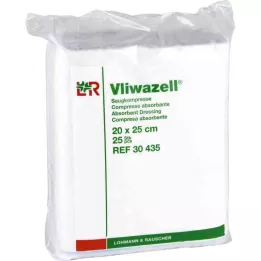 VLIWAZELL Absorpční nesterilní obklady 20x25 cm, 25 ks