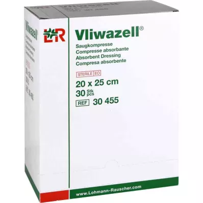 VLIWAZELL Absorpční obklady sterilní 20x25 cm, 30 ks
