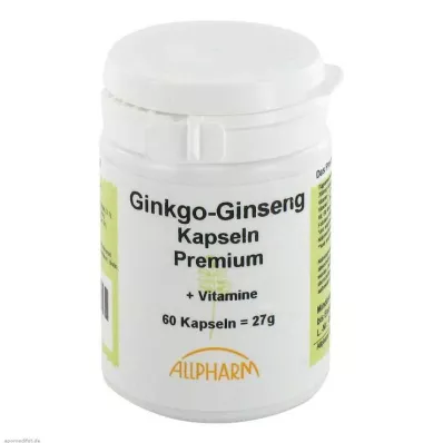 GINKGO+GINSENG Prémiové kapsle, 60 ks