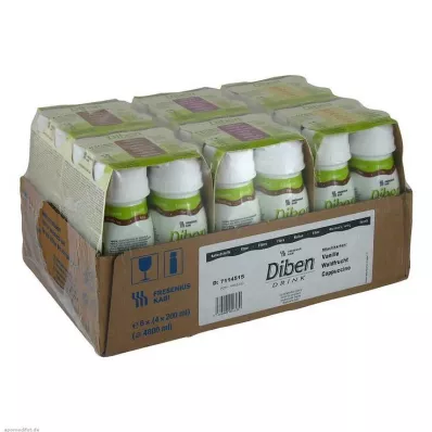 DIBEN DRINK Smíšený karton 1,5 kcal/ml, 24X200 ml
