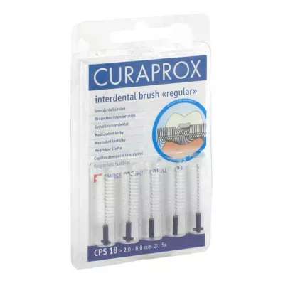 CURAPROX CPS 18 mezizubních pásků 2-8 mm, 5 ks