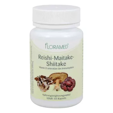 REISHI-MAITAKE-Kapsle Shitake vhodné pro zdravé buňky, 60 ks