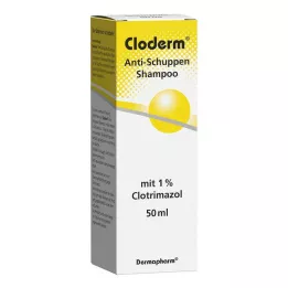 CLODERM Šampon proti lupům, 50 ml