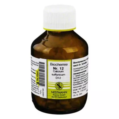 BIOCHEMIE Calcium sulphuricum D 12 tablet, 400 ks