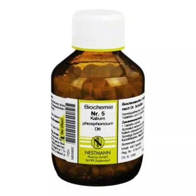 BIOCHEMIE 5 Kalium phosphoricum D 6 tablet, 400 ks