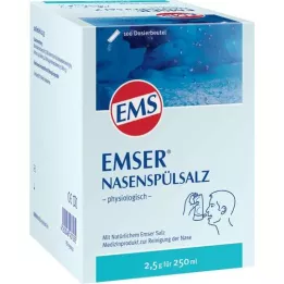 EMSER Fyziologický sáček se solí na výplach nosu, 100 ks