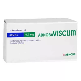 ABNOBAVISCUM Abietis 0,2 mg ampule, 21 ks