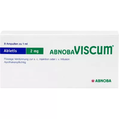 ABNOBAVISCUM Abietis 2 mg ampule, 8 ks