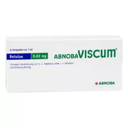 ABNOBAVISCUM Betulae 0,02 mg ampule, 8 ks