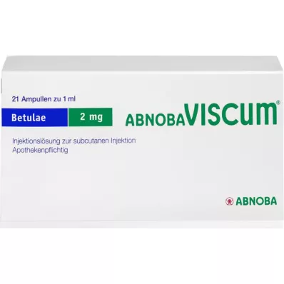 ABNOBAVISCUM Betulae 2 mg ampule, 21 ks