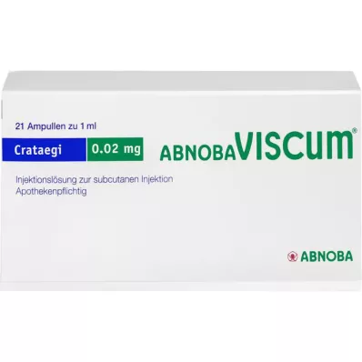 ABNOBAVISCUM Crataegi 0,02 mg ampule, 21 ks