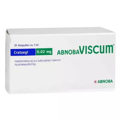 Abnobaviscum Crataegi 0,02 mg ampule (21 ks)