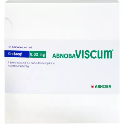 ABNOBAVISCUM Crataegi 0,02 mg ampule, 48 ks