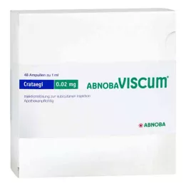 ABNOBAVISCUM Crataegi 0,02 mg ampule, 48 ks