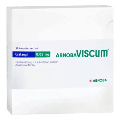 Abnobaviscum Crataegi 0,02 mg ampule (48 kusů)