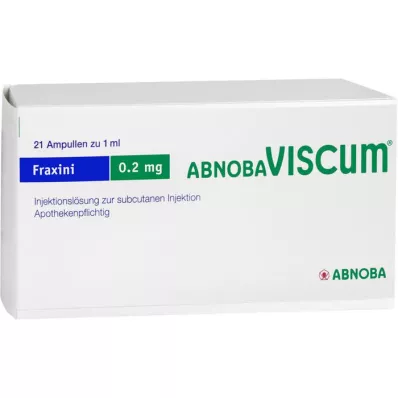 ABNOBAVISCUM Ampulky Fraxini 0,2 mg, 21 ks