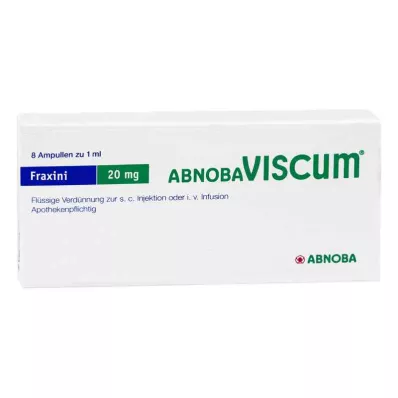 ABNOBAVISCUM Ampule Fraxini 20 mg, 8 ks