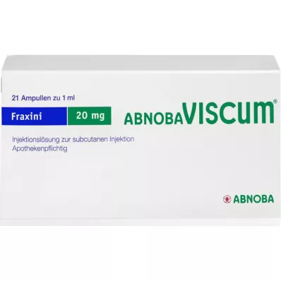 ABNOBAVISCUM Ampule Fraxini 20 mg, 21 ks