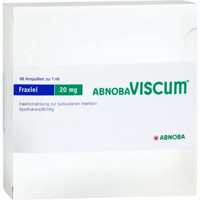 ABNOBAVISCUM Ampule Fraxini 20 mg, 48 ks