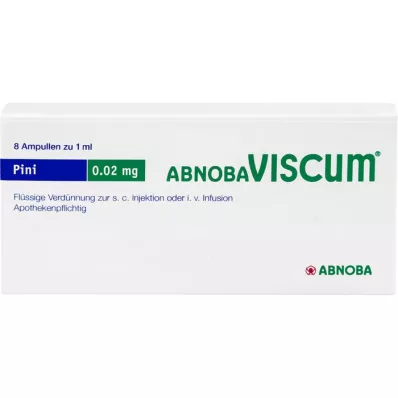 ABNOBAVISCUM Pini 0,02 mg ampule, 8 ks
