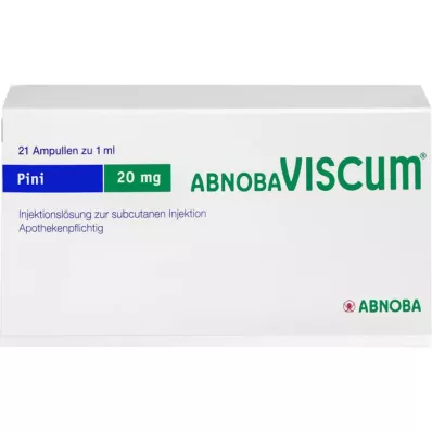 ABNOBAVISCUM Pini 20 mg ampule, 21 ks