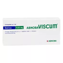 ABNOBAVISCUM Quercus 0,02 mg ampule, 8 ks