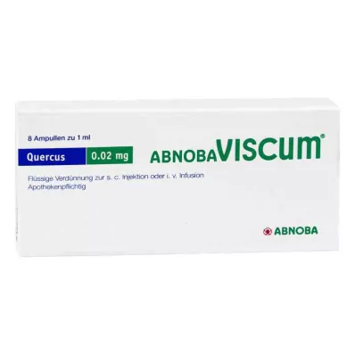 Abnobaviscum Quercus 0,02 mg ampule (8 kusů)
