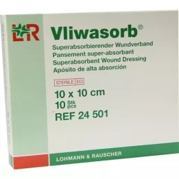 VLIWASORB superabsorb.absorb.comp.sterile 10x10 cm, 10 ks