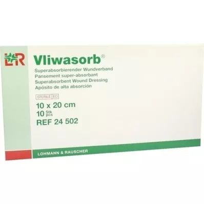VLIWASORB superabsorb.absorb.comp.sterile 10x20 cm, 10 ks