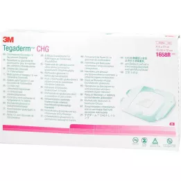 TEGADERM 3M CHG I.V. fixační obvaz 10x12 cm 1658R, 25 ks