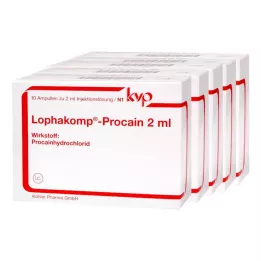 LOPHAKOMP Prokain 2 ml injekční roztok, 50X2 ml