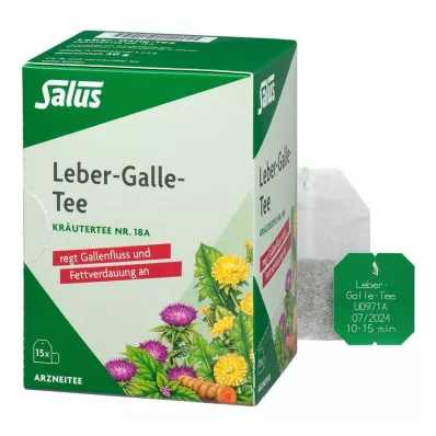 LEBER GALLE-Čaj Bylinný čaj č. 18a Filtrační čaj Salus, 15 ks