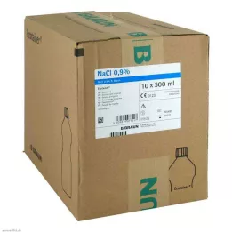 KOCHSALZLÖSUNG 0,9% výplachový roztok B.Braun Ecotainer, 10X500 ml