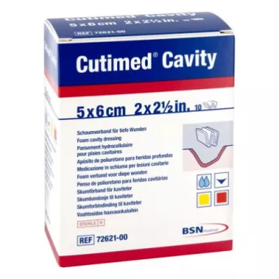 Cutimed Cavity pěnový konektor 5x6cm nelepivý (10 kusů)