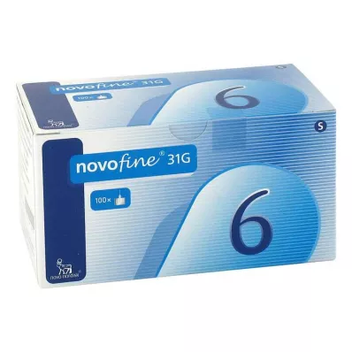 NOVOFINE 6 kanyl 0,25x6 mm, 100 ks NOVOFINE 6 kanyl 0,25x6 mm, 100 ks