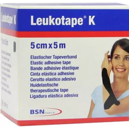 LEUKOTAPE K 5 cm černá, 1 ks